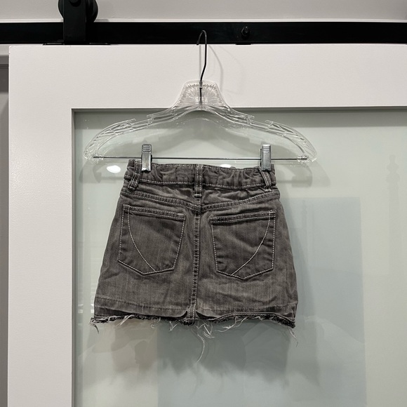 Paper Denim & Cloth Gray Jean Skirt with Adjustable Waist, Size 7 - Picture 2 of 3